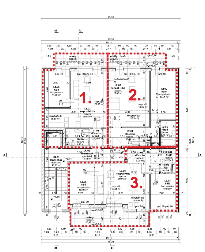 3 Rooms Rooms,Lakás,1,1002